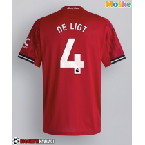 Moške Nogometnih dresov Manchester United Matthijs de Ligt #4 Domači 2025-26 Kratki rokavi